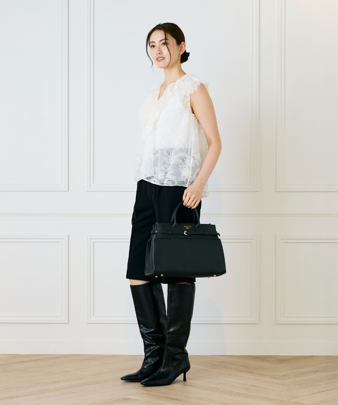 FAVORITE SUKINAMONO「ポーチ付きレザートートバッグ《CHRISTIAN VILLA》」|トートバッグ|