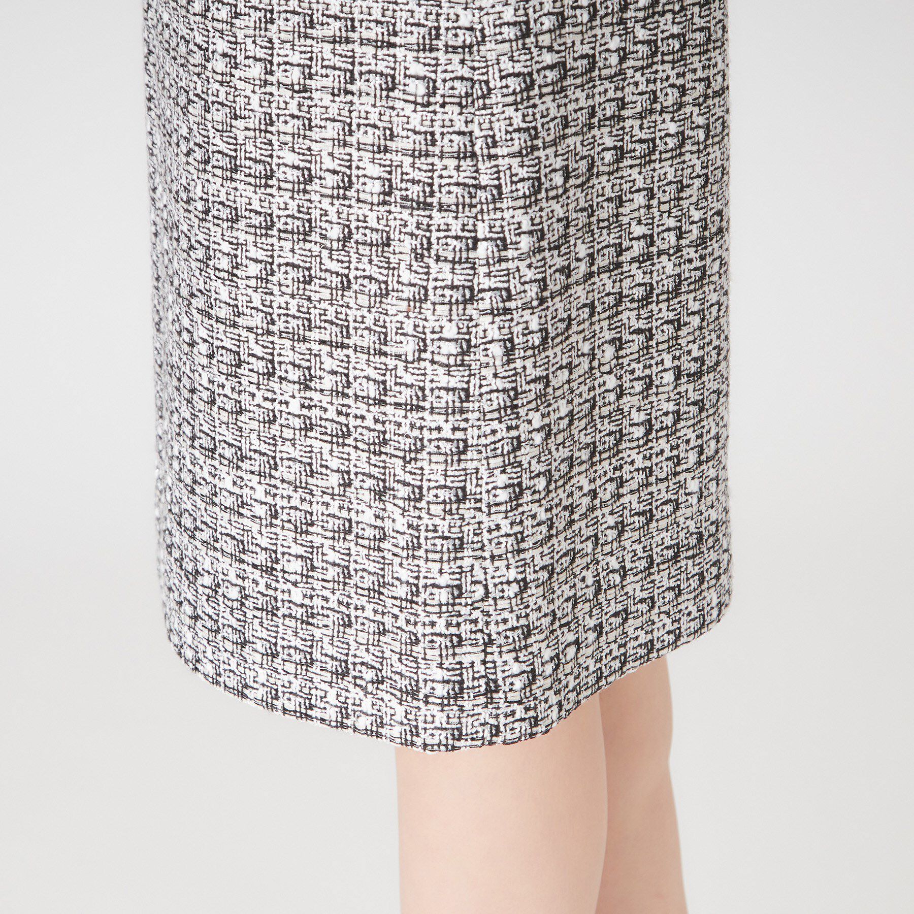 COUP DE CHANCE「【日本製】ファンシーツィードのセミAラインスカート」|スカート|