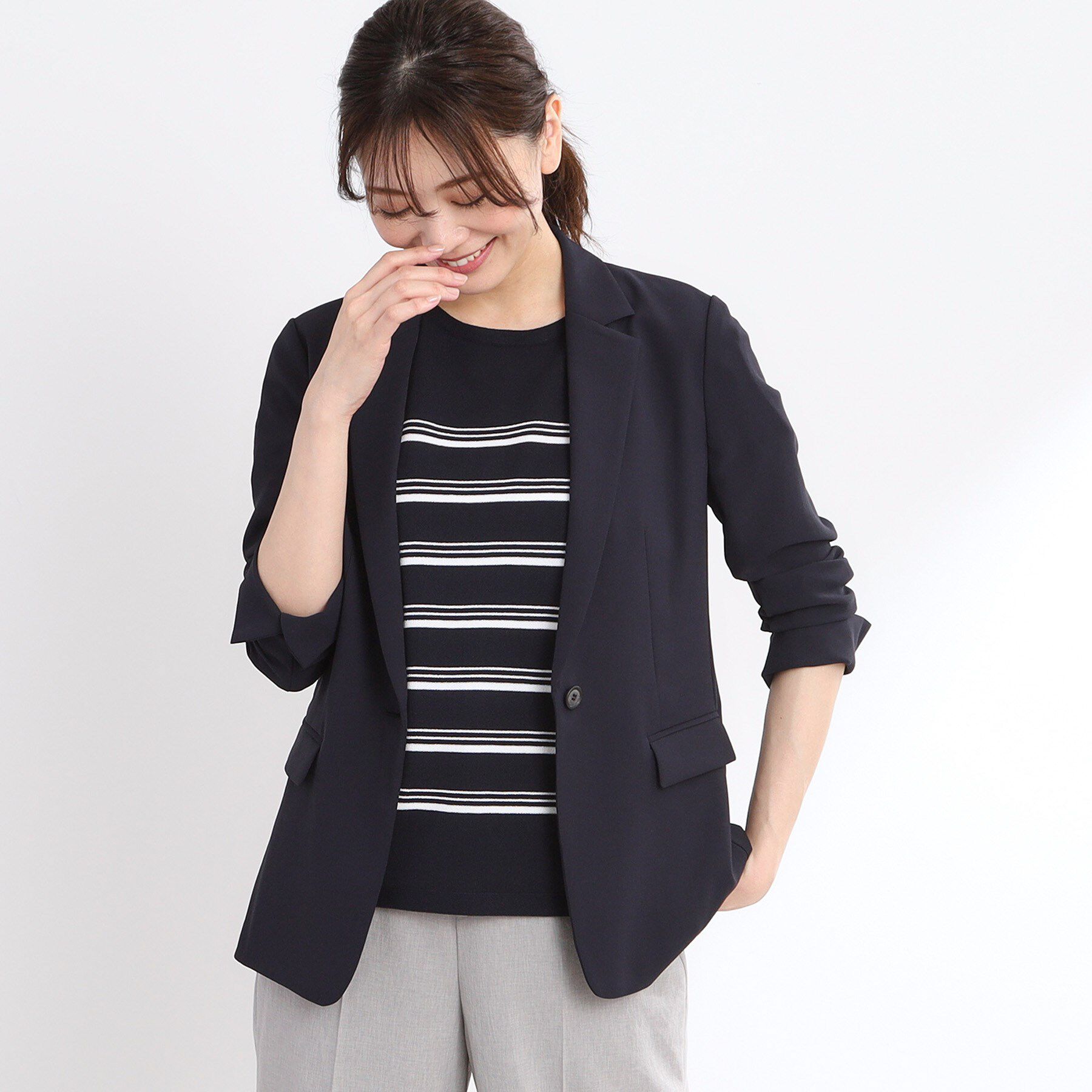 Reflect「【洗える／セットアップ可／通勤におすすめ】ライティジャケット」|テーラードジャケット|