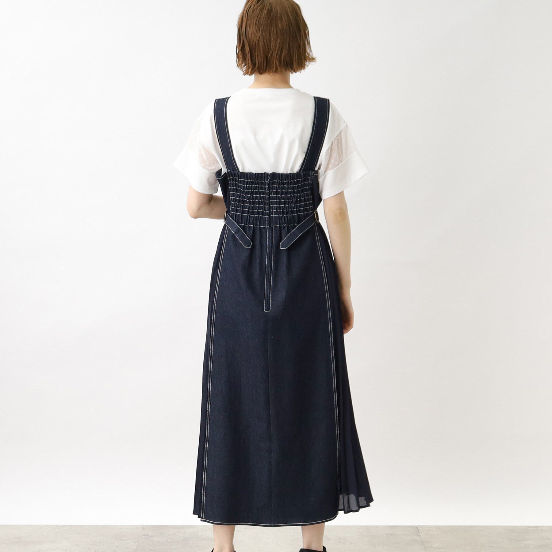 grove「キレイに決まる!脇プリーツジャンドレ」|ワンピース|