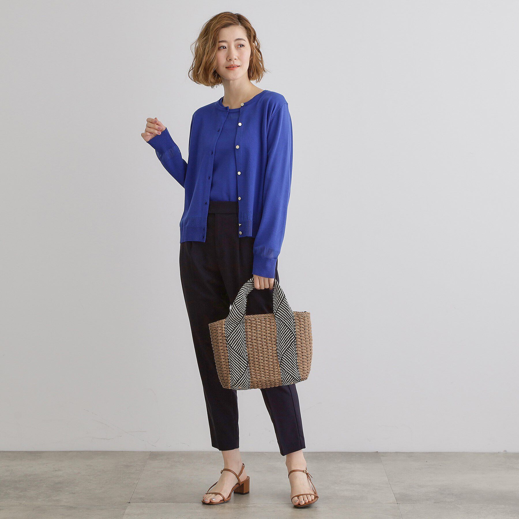 grove「ペーパー巾着コードラメ2WAYトート」|トートバッグ|