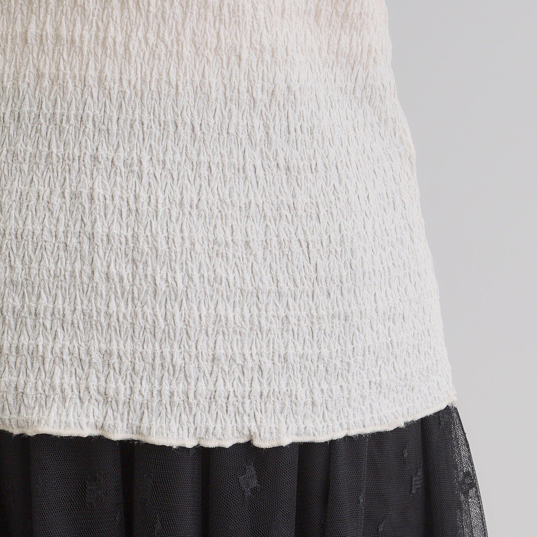 grove「シャーリング風ジャカードクルーネックプルオーバー」|Tシャツ・カットソー|