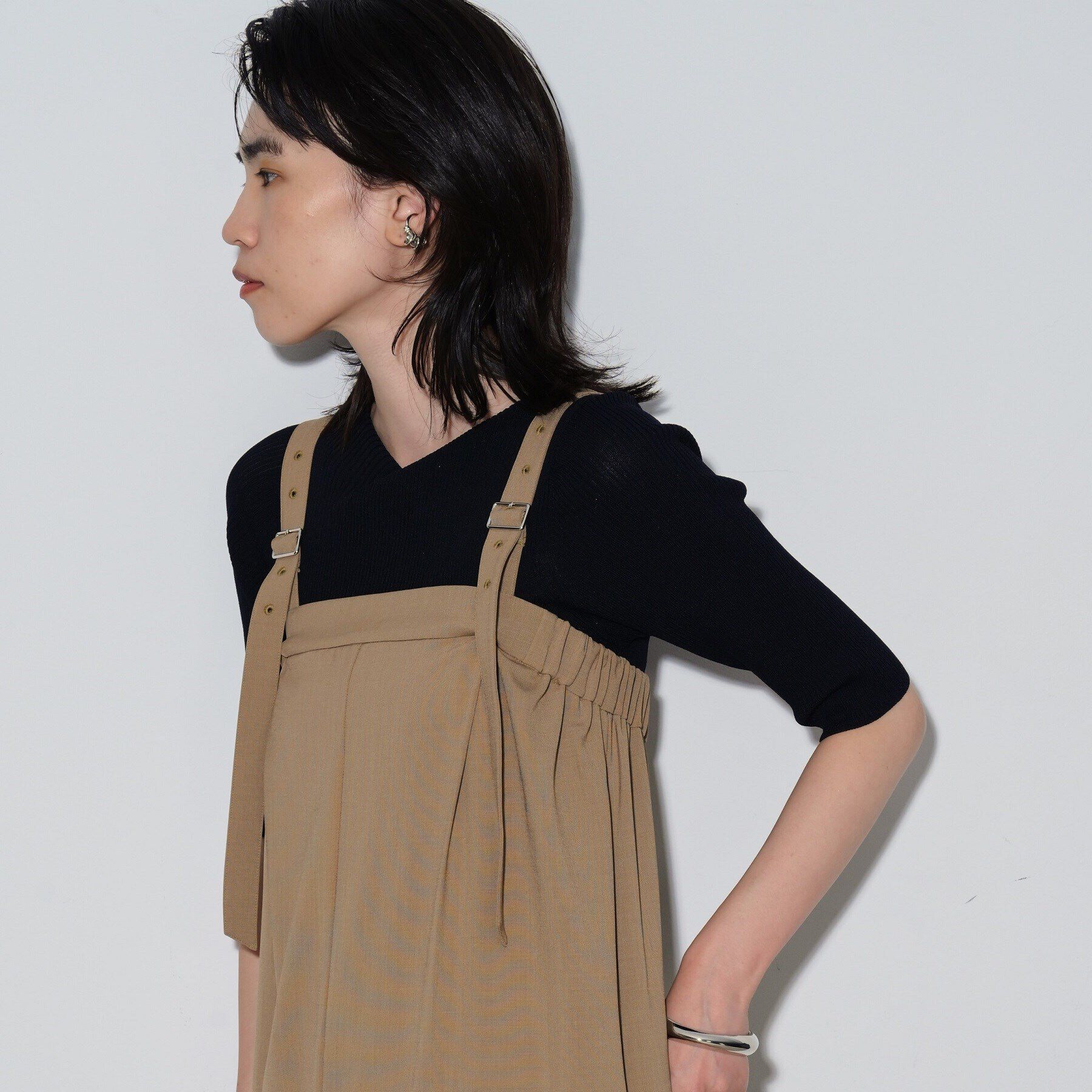 GALLEST「ネックフォルムリブニット」|ニット・セーター|