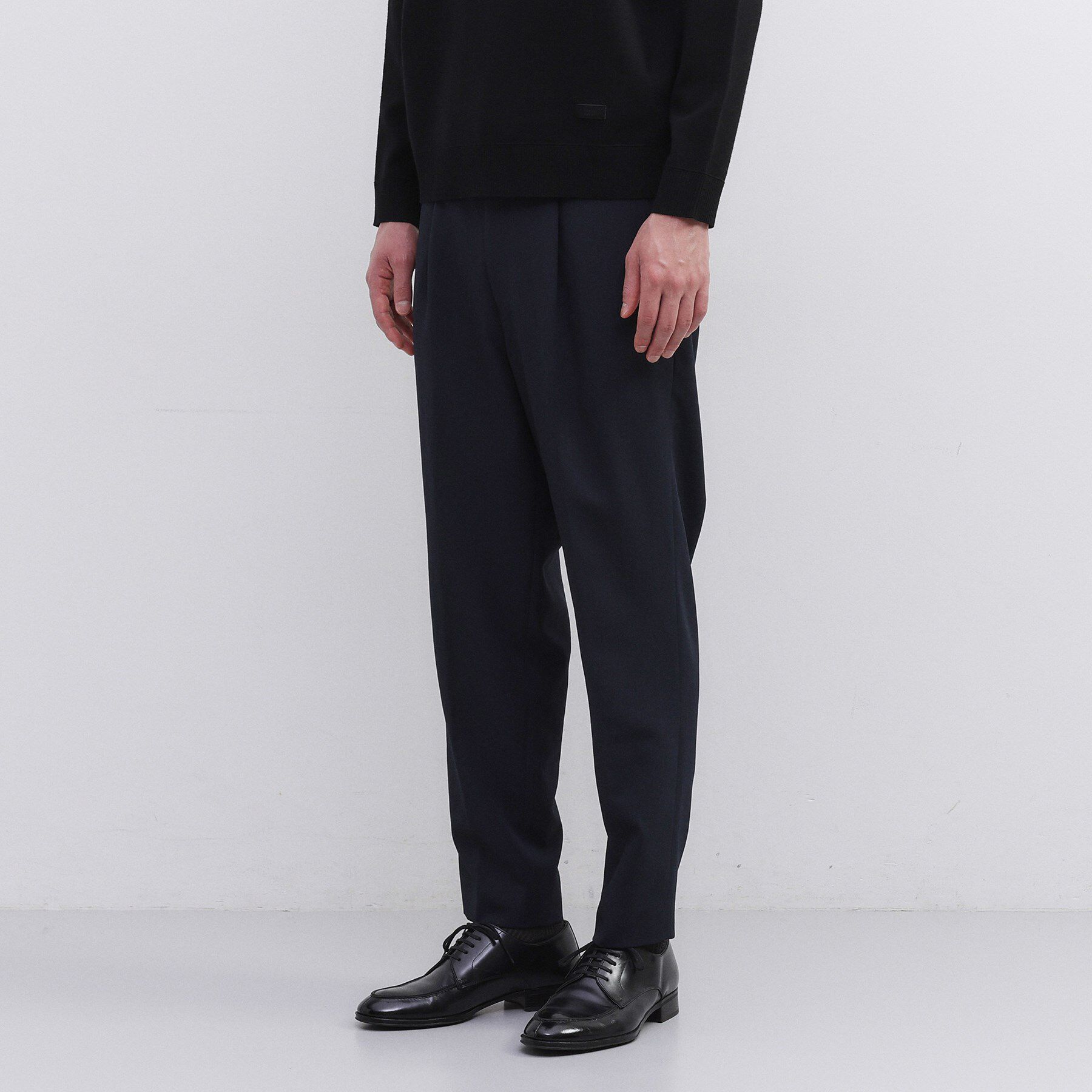 TAKEO KIKUCHI「【多機能】リネンライクカルゼ イージーパンツ」|その他|ブルー(193)