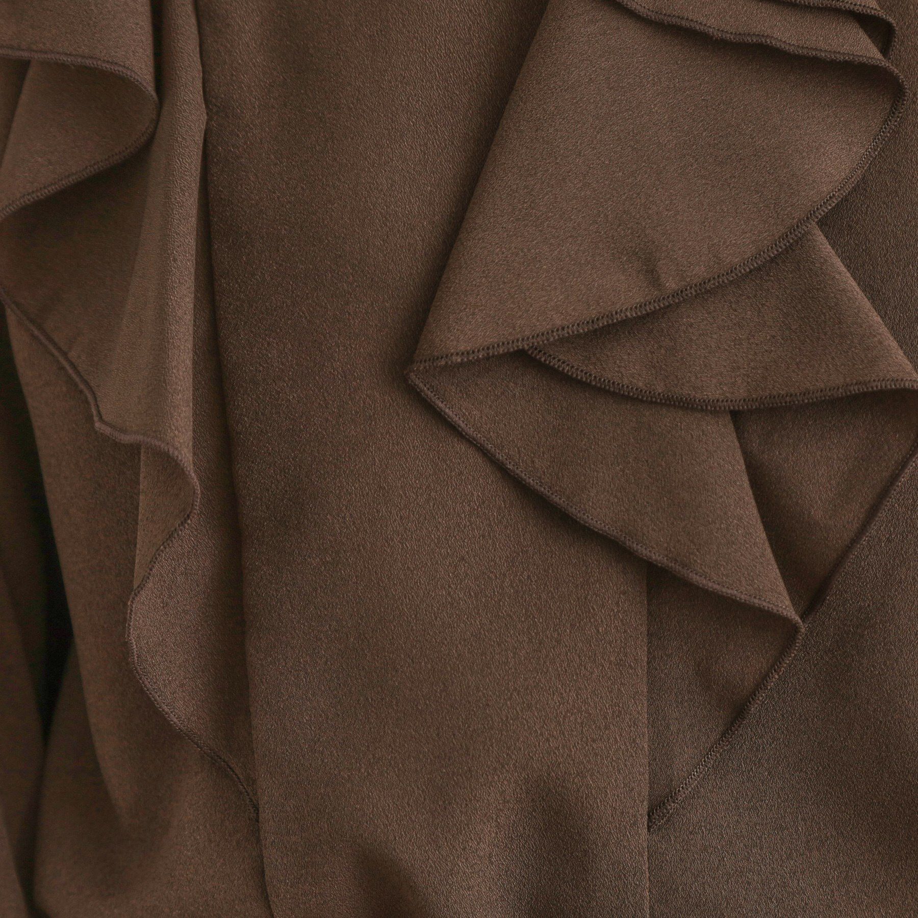 Couture broach「【大人可愛い・通勤】ラッフルフリルブラウス」|シャツ・ブラウス|