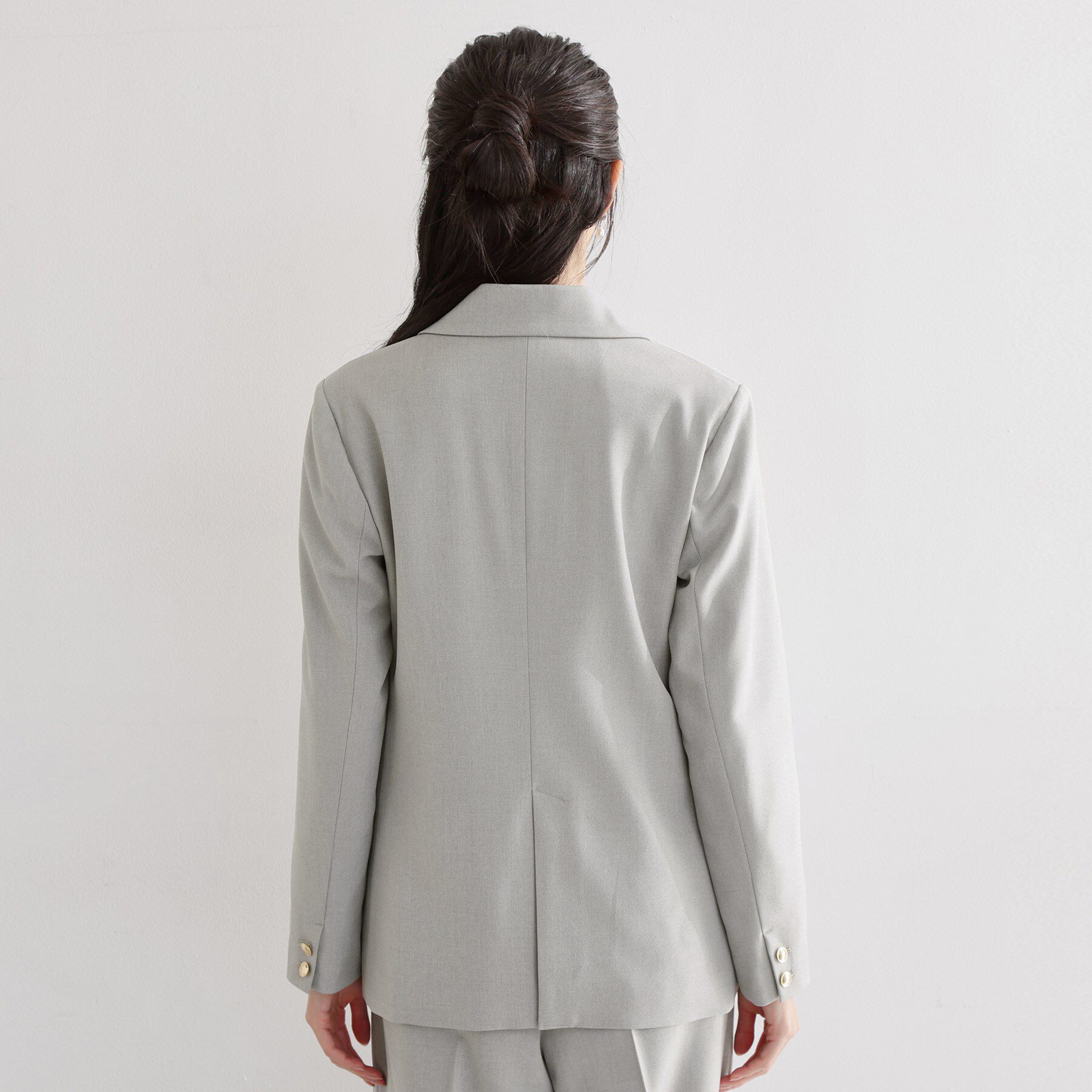 THE SHOP TK「【通勤・セレモニー】CAVIAN 金ボタンダブルブレストジャケット」|テーラードジャケット|