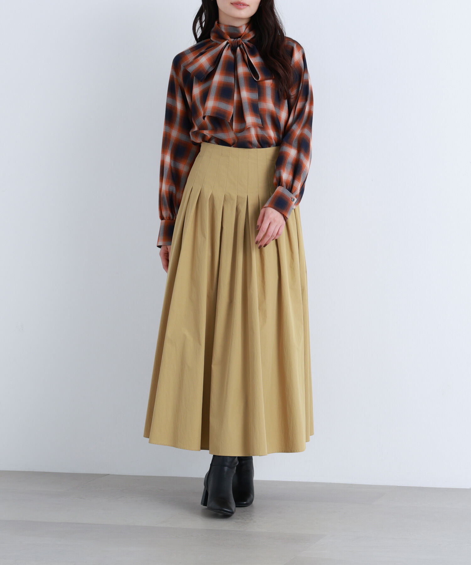  「タフタボリュームスカート」|スカート|オーカー1