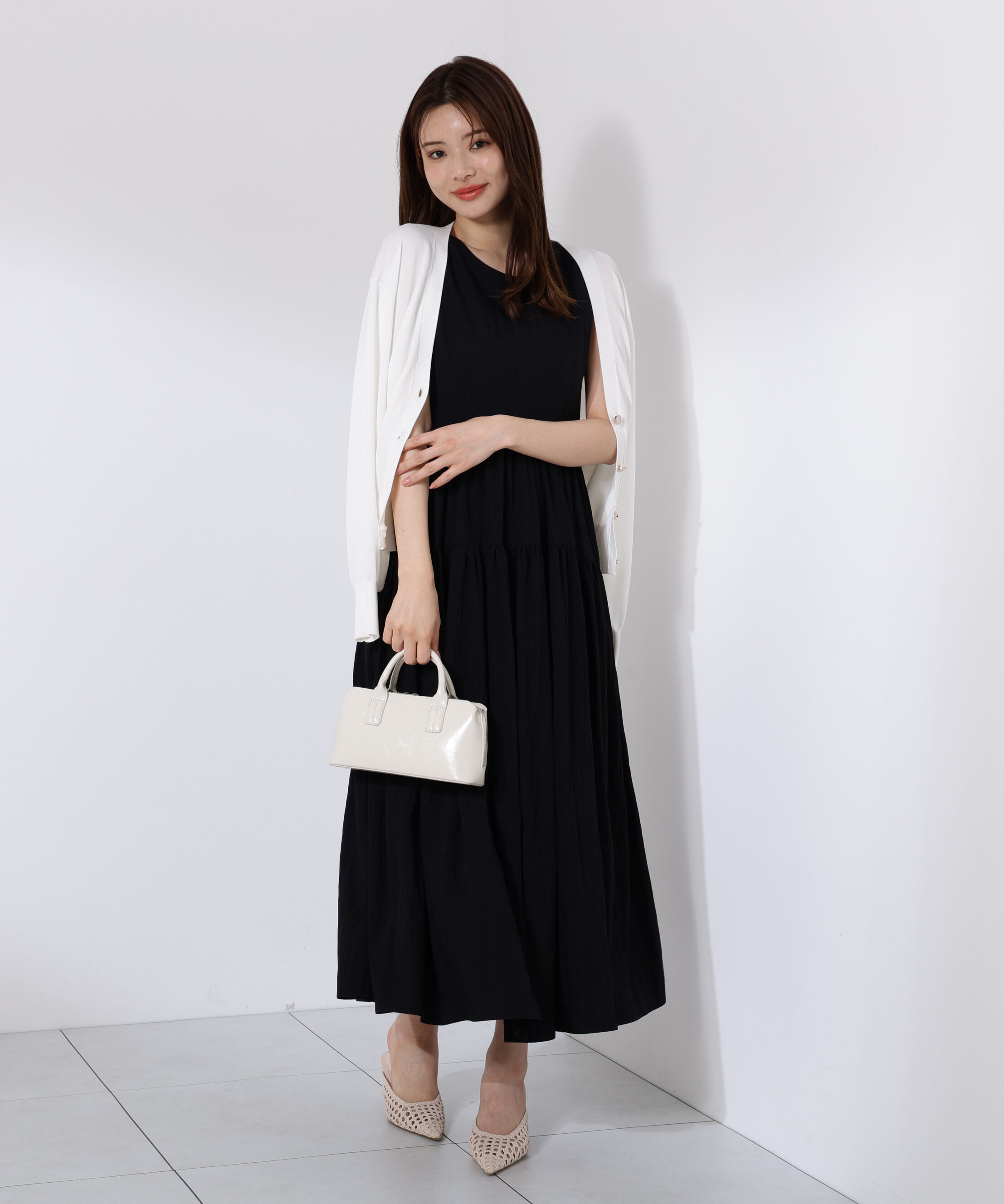 PROPORTION BODY DRESSING「バックリボンティアードワンピース」|ワンピース|