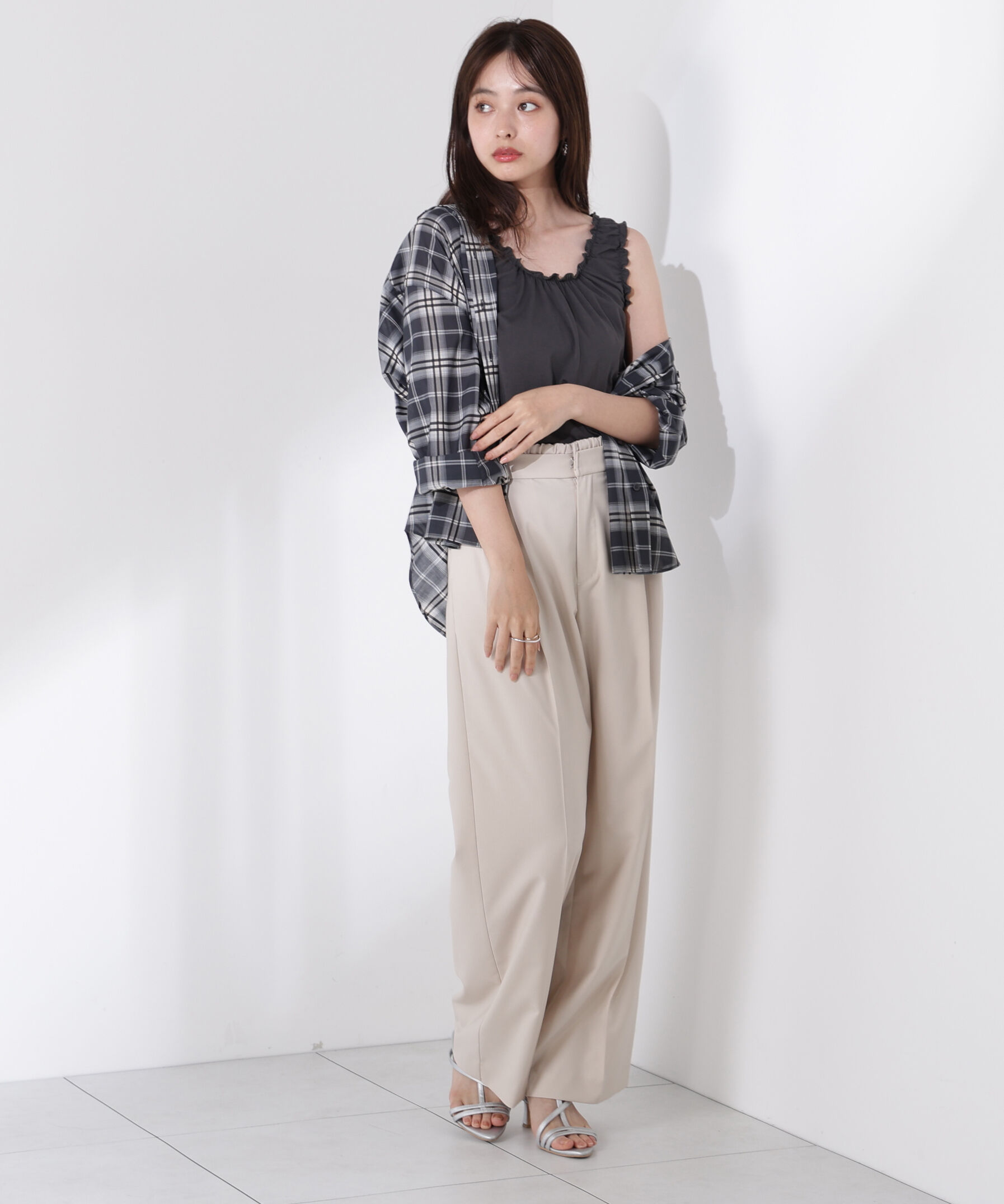 PROPORTION BODY DRESSING「ギャザータンク」|Tシャツ・カットソー|