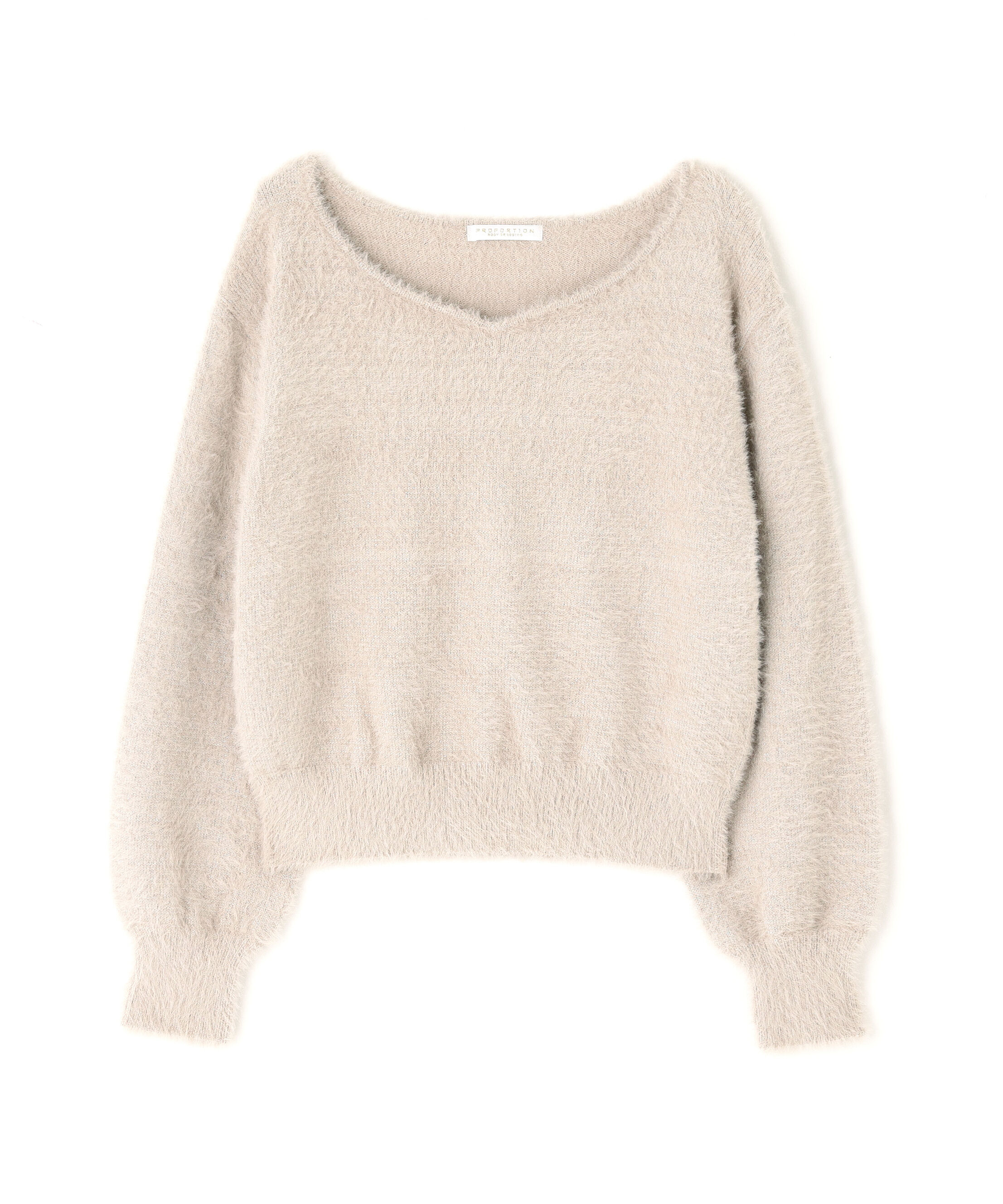 PROPORTION BODY DRESSING「ミニシャギーハートネックニット 25AW」|ニット・セーター|