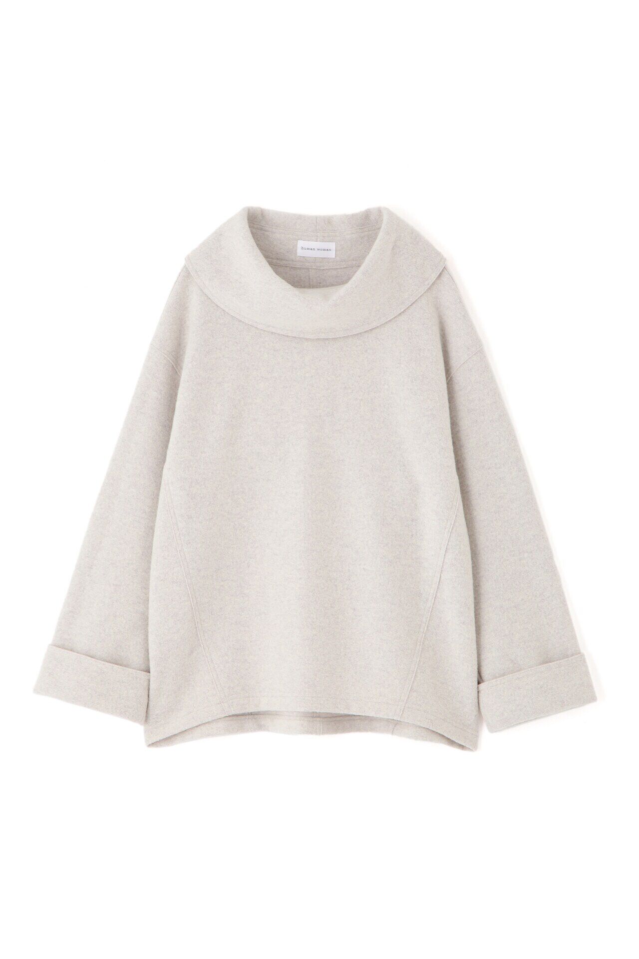  「◆ウールリング圧縮オフタートルオーバートップス」|Tシャツ・カットソー|