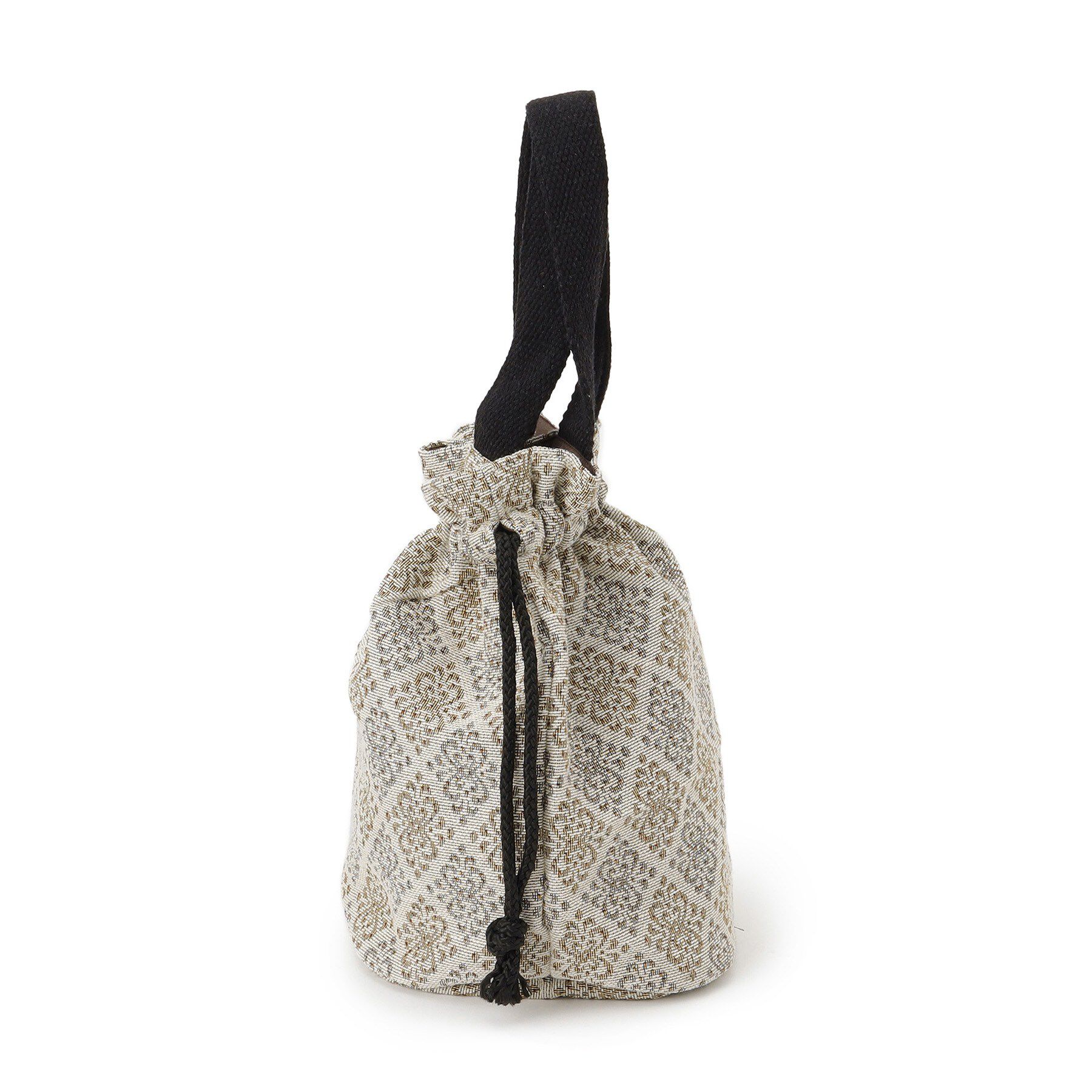 SHOO･LA･RUE「【インド製】ジャカード巾着バッグ」|トートバッグ|