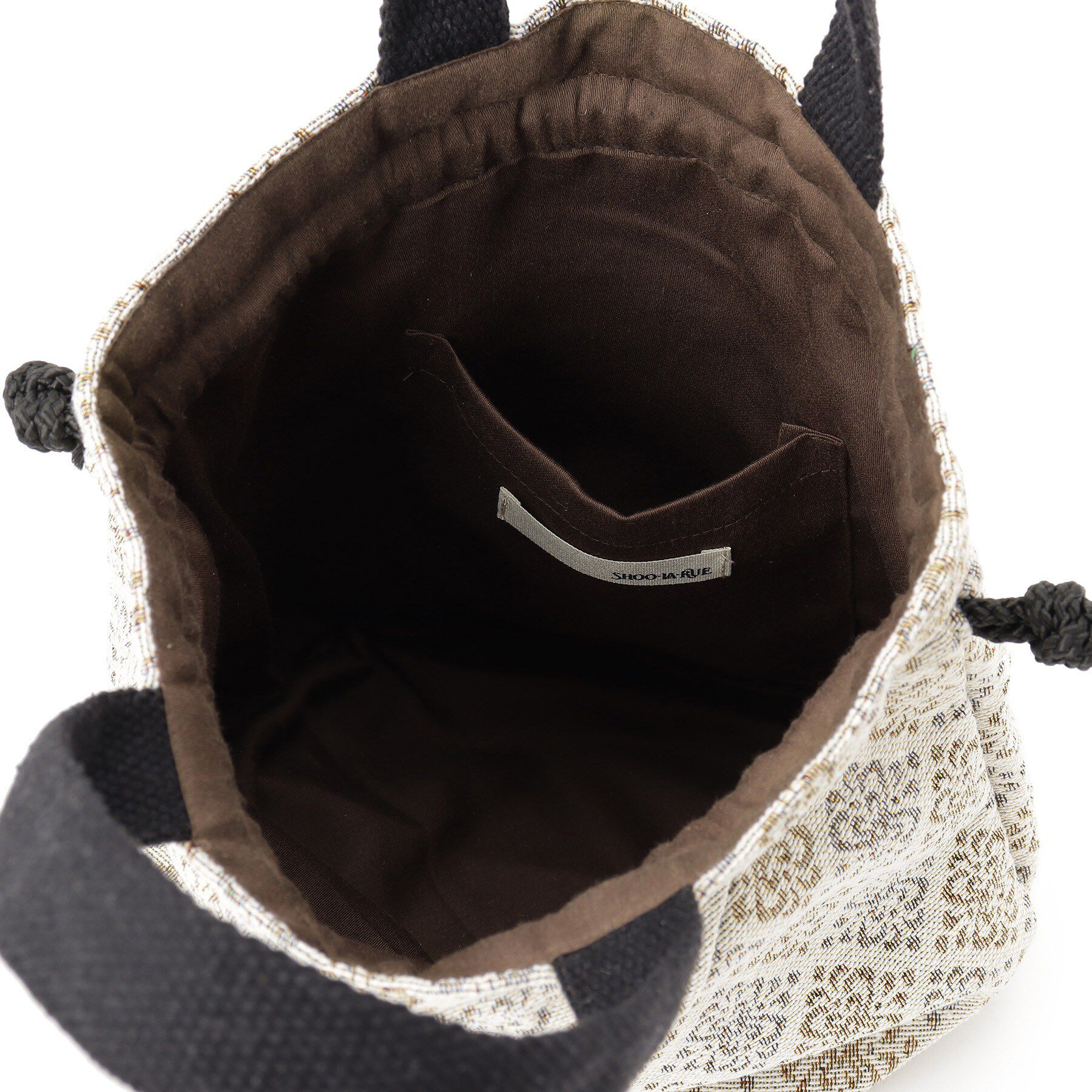 SHOO･LA･RUE「【インド製】ジャカード巾着バッグ」|トートバッグ|