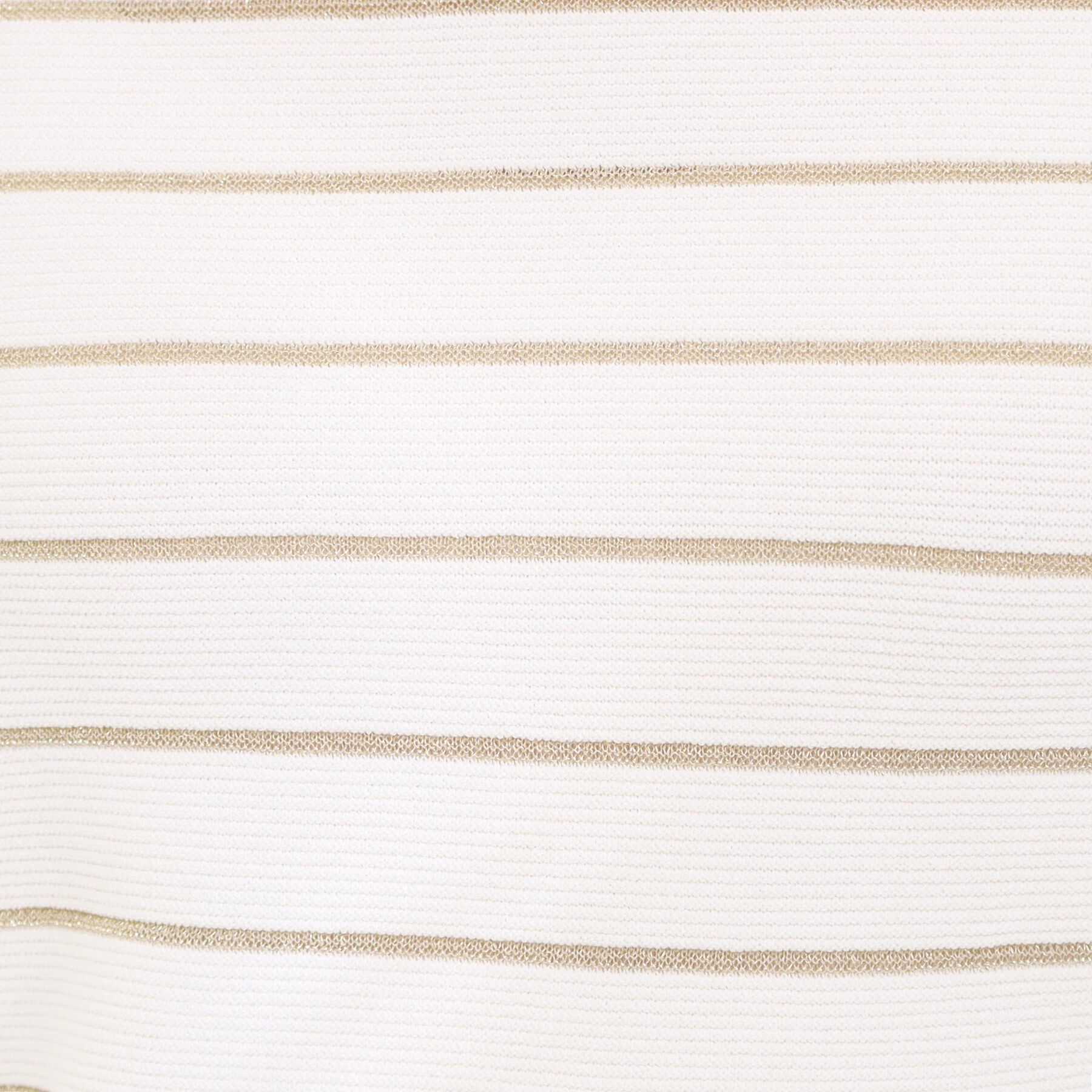 SHOO･LA･RUE「【洗える】デコルテがきれいに見えるVネックラメボーダーニット」|ニット・セーター|