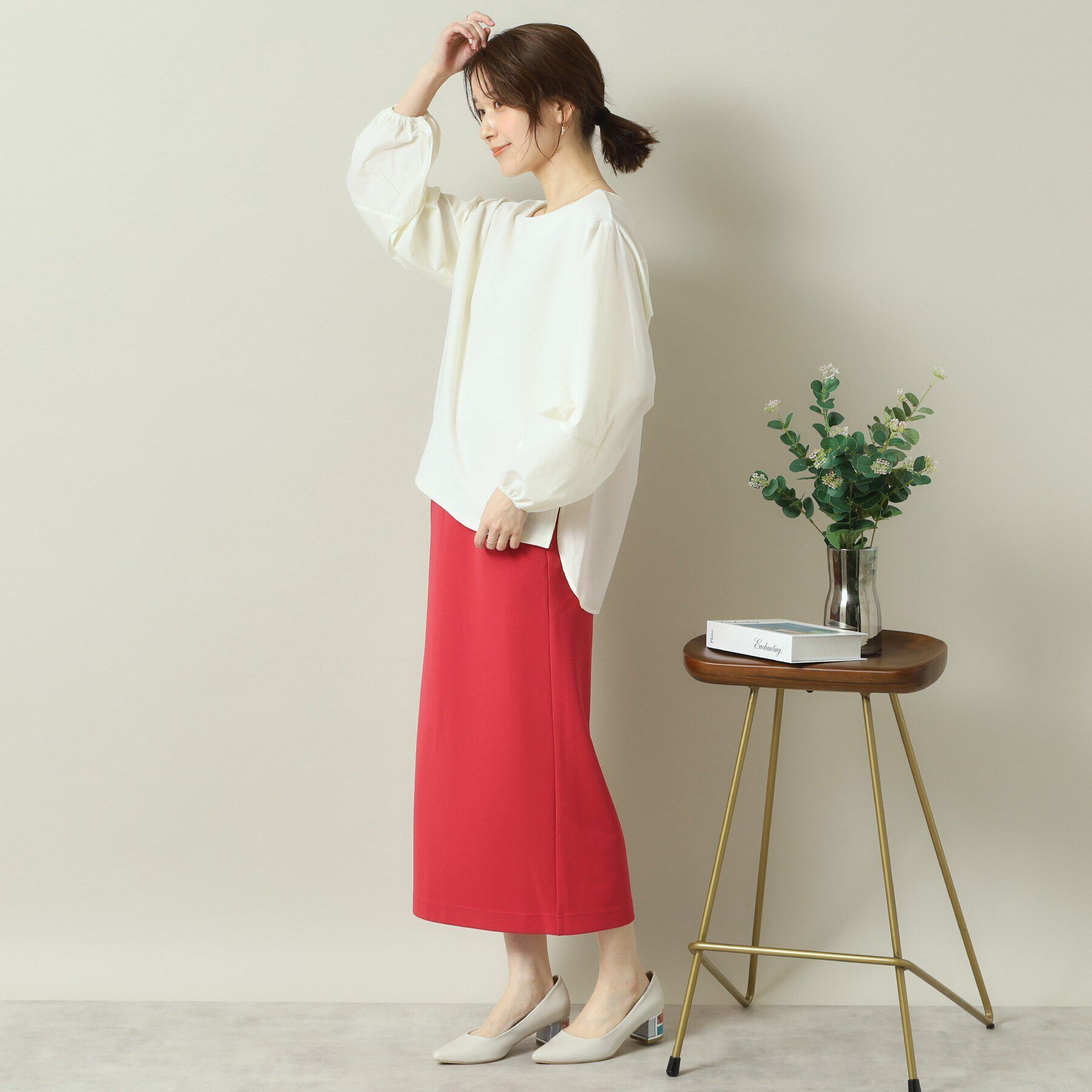 ITS&rsquo;DEMO「【洗濯機OK／吸水速乾／UVカット】カットジョーゼットスカート」|スカート|