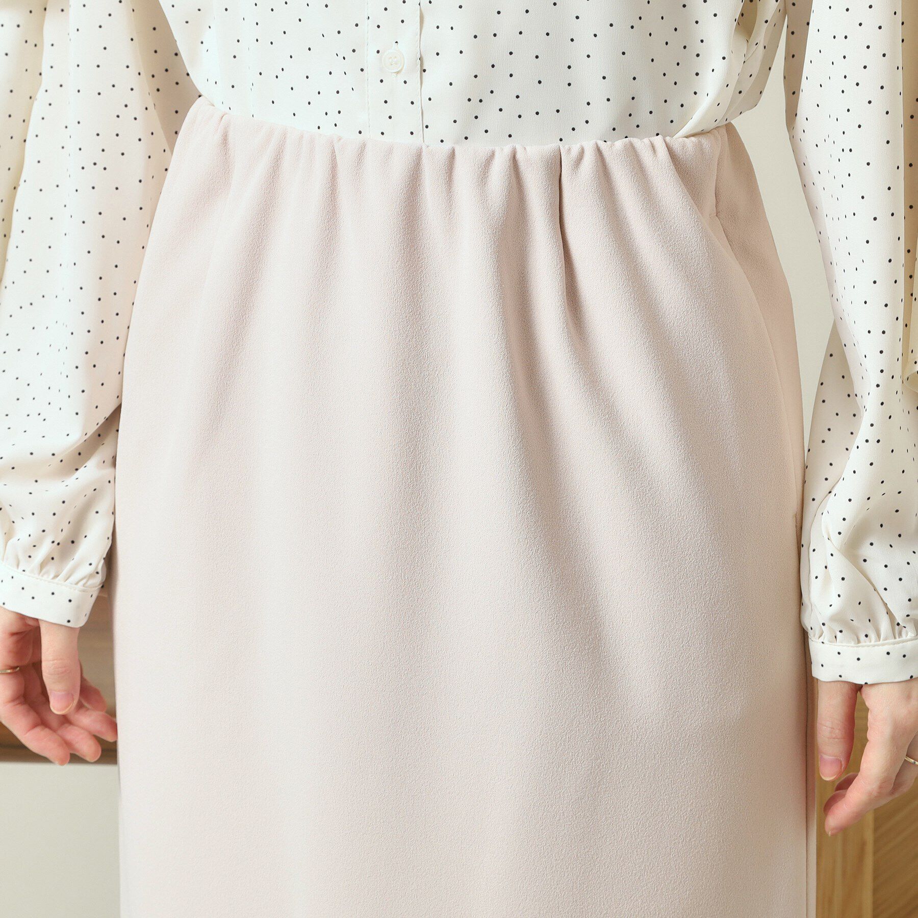 ITS&rsquo;DEMO「【洗濯機OK／吸水速乾／UVカット】カットジョーゼットスカート」|スカート|