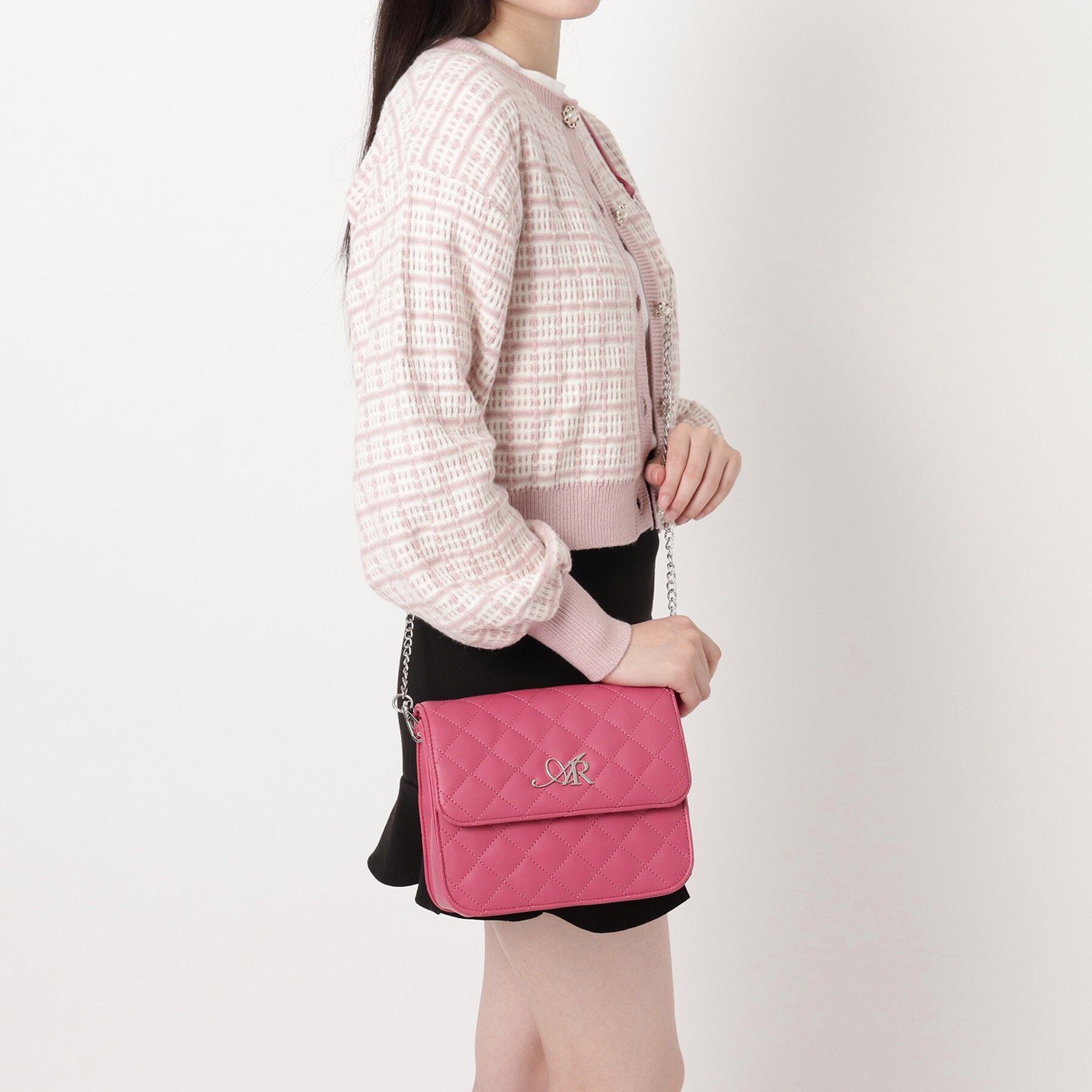 Ober Tashe「ロゴ キルトショルダーバッグ」|ショルダー・メッセンジャー|