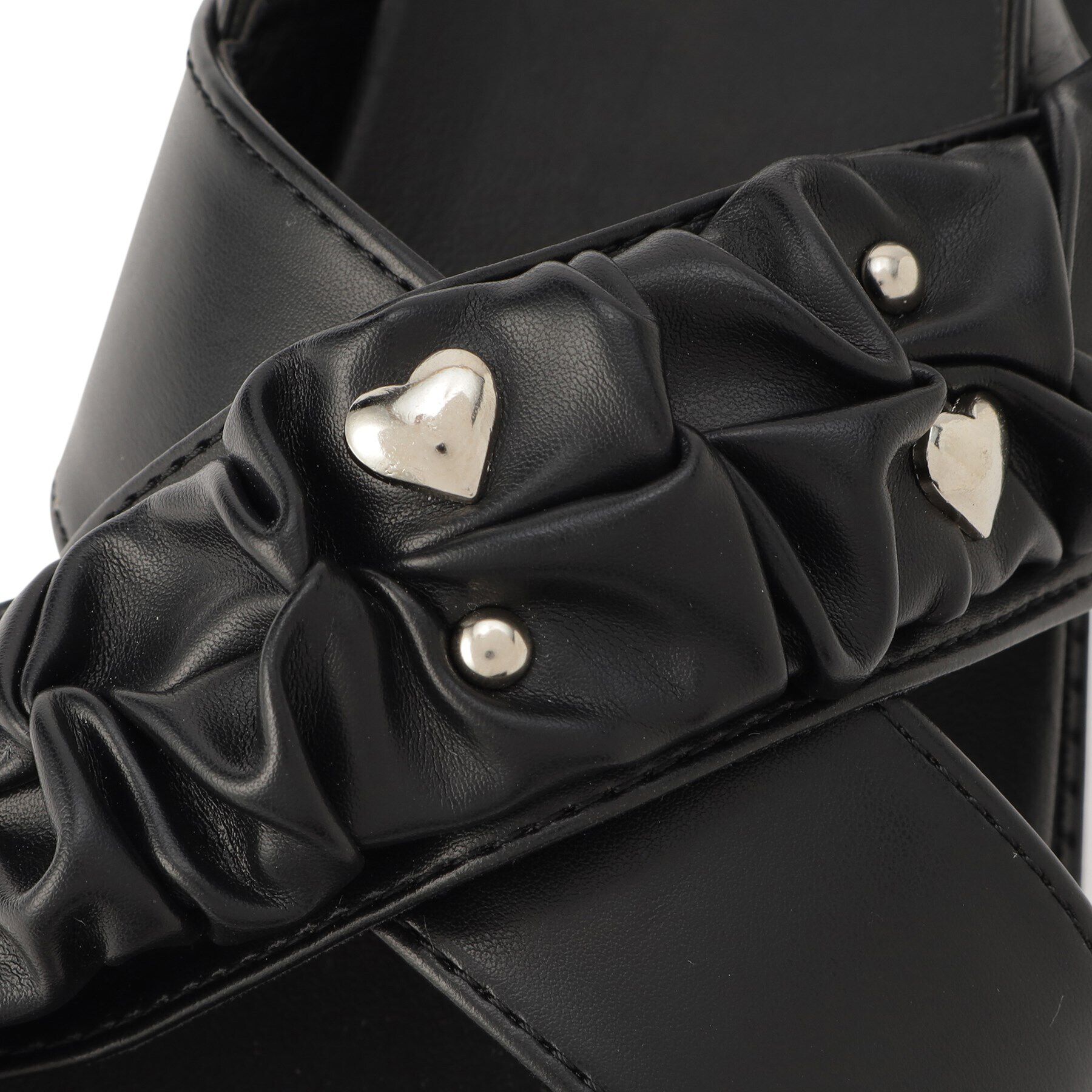 csT&P「厚底ハートスタッズスポサン」|サンダル|