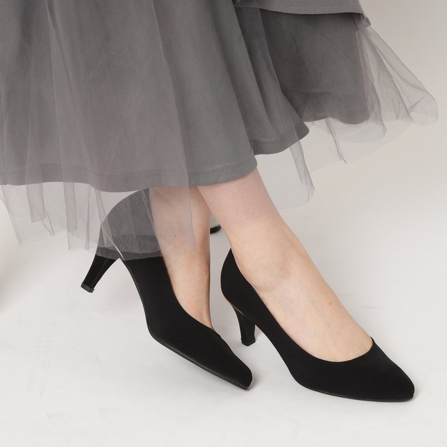 ESPERANZA「【12時間パンプス】約7.5㎝／アソート素材　歩きやすくて疲れにくい」|パンプス|