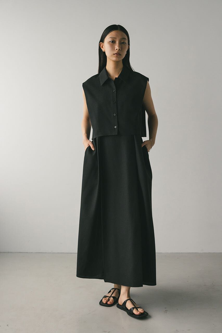 STYLEMIXER「2ピースシャツレイヤードワンピース」|ワンピース|