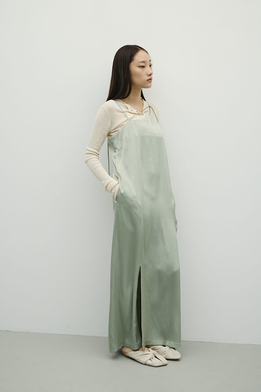 STYLEMIXER「サテンストリングキャミワンピース」|ワンピース|