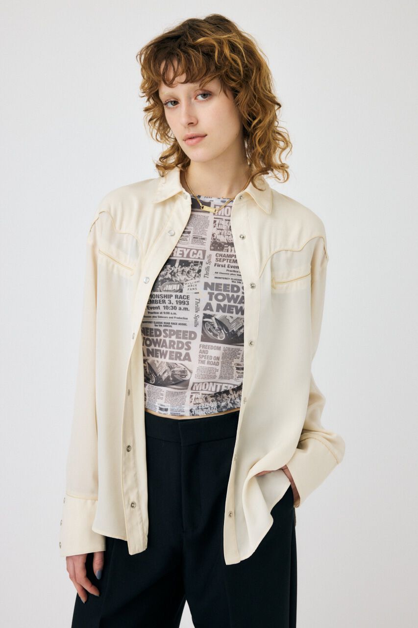 MOUSSY「WESTERN シャツ」|シャツ・ブラウス|