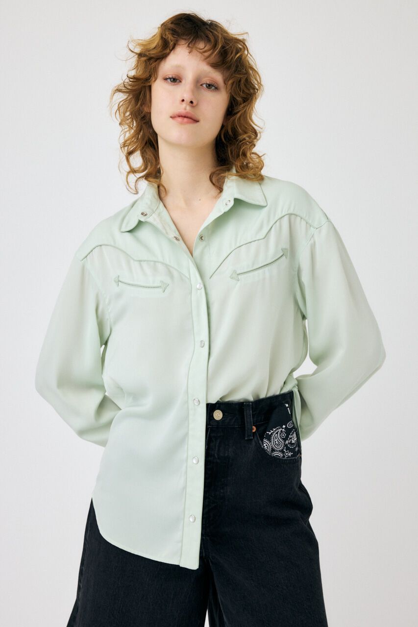 MOUSSY「WESTERN シャツ」|シャツ・ブラウス|