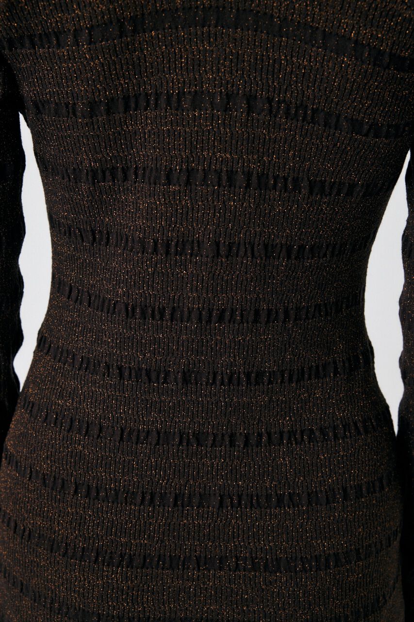 MOUSSY「OPEN STITCH KNIT MINI ドレス」|ワンピース|