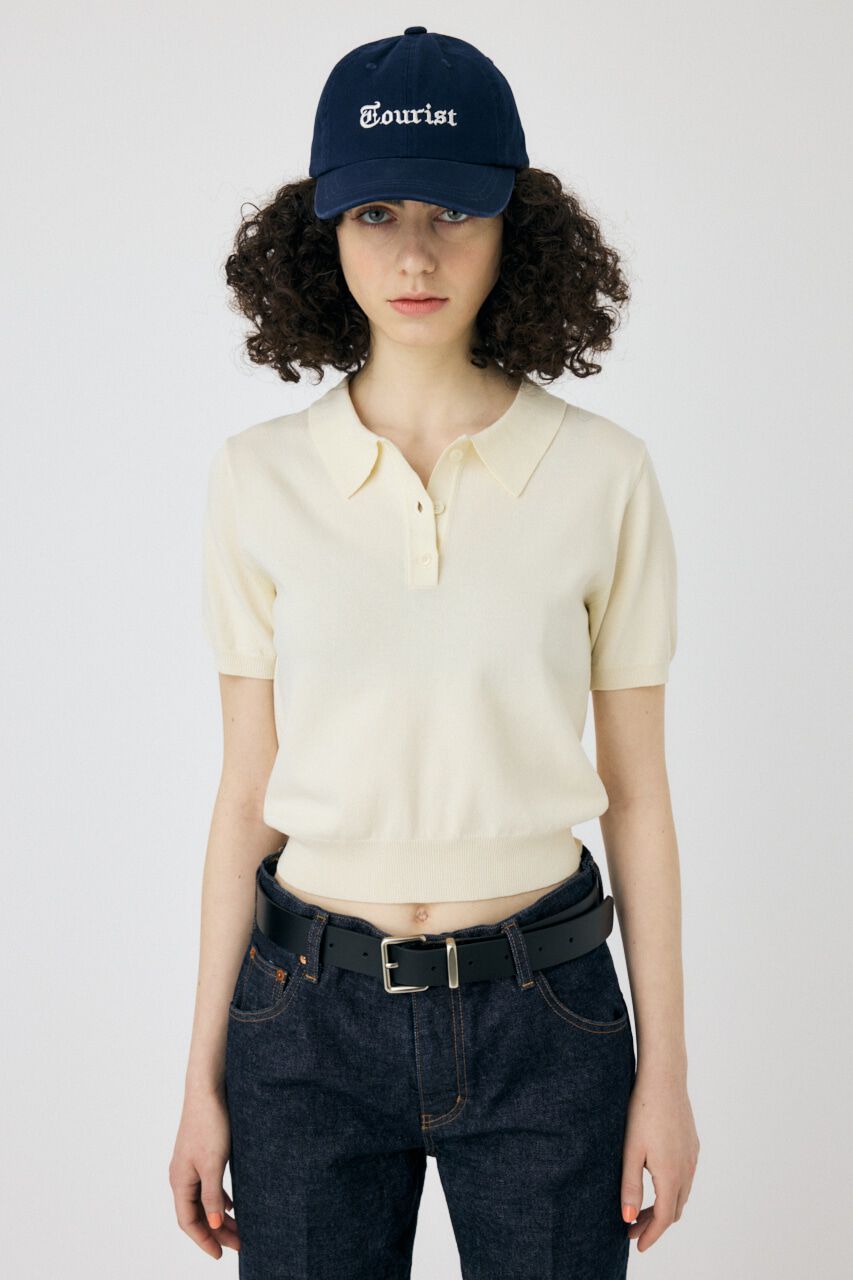 MOUSSY「BASIC KNIT ポロ」|ニット・セーター|