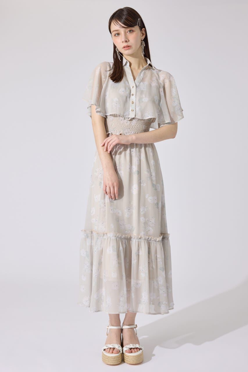 rienda「シャーリングワンピースセット」|ワンピース|