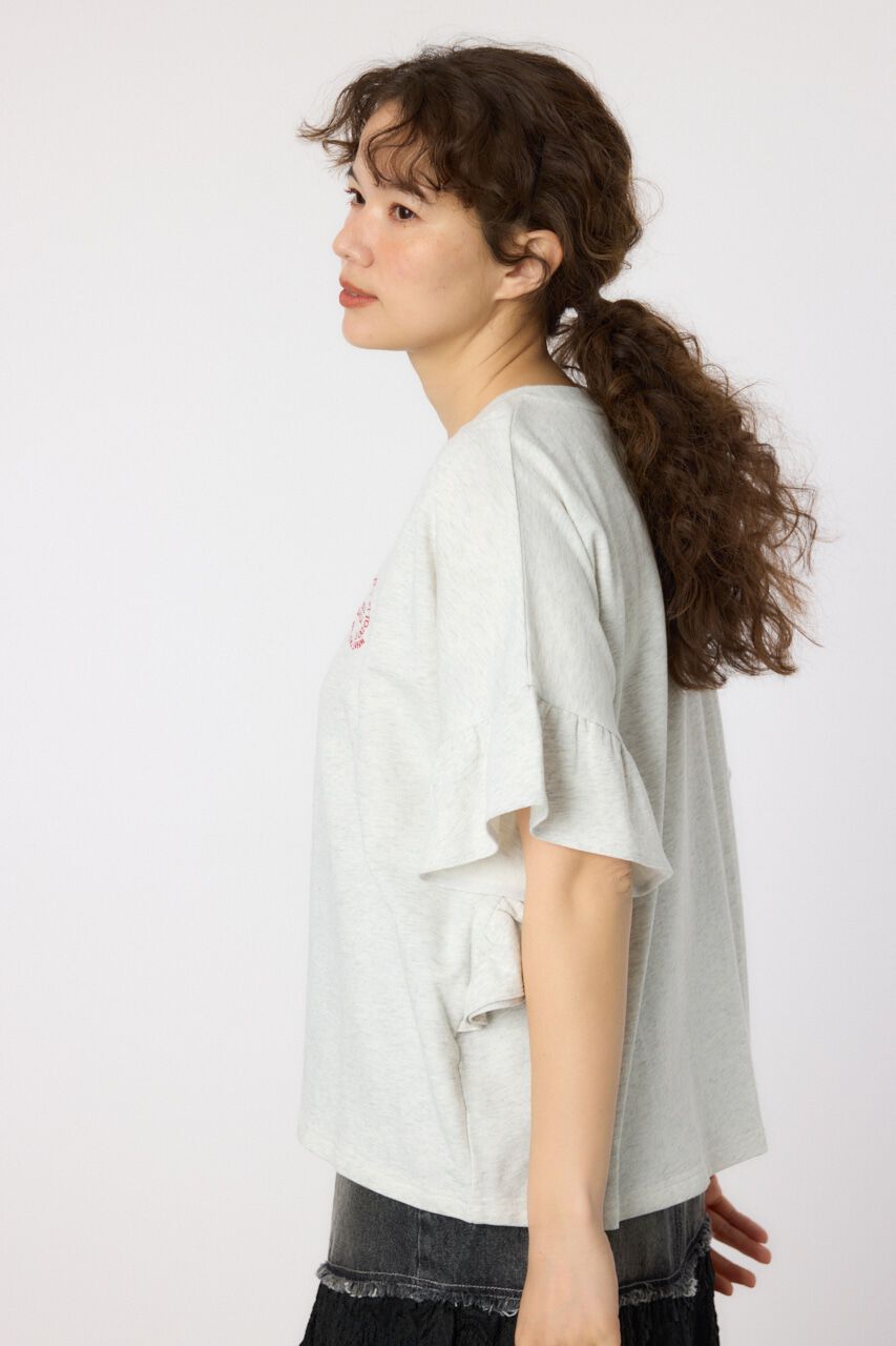 RODEO CROWNS「フリルスリーブトップス」|Tシャツ・カットソー|