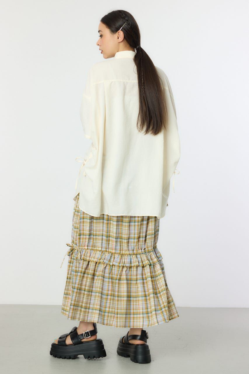 RODEO CROWNS「サマーチェックフリルティアードスカート」|スカート|