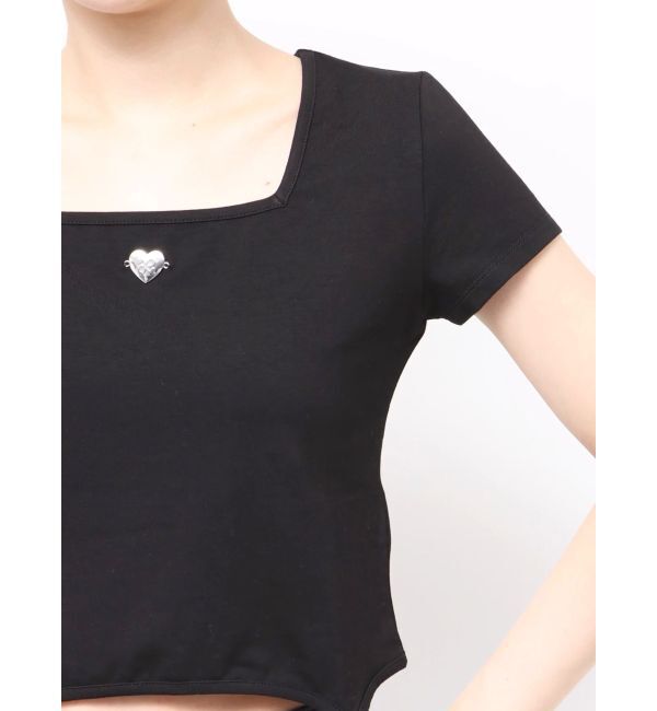 EMODA「スクエアネックギャザートップ」|Tシャツ・カットソー|