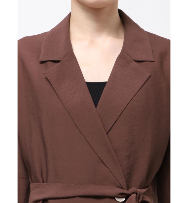 LAGUNAMOON「シェルボタンシアージャケット」|テーラードジャケット|