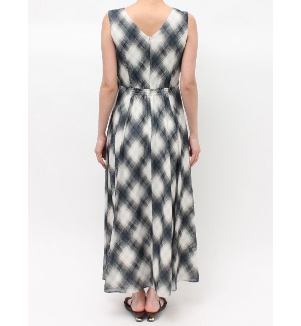 LAGUNAMOON「ノットカシュクールチェックワンピース」|ワンピース|