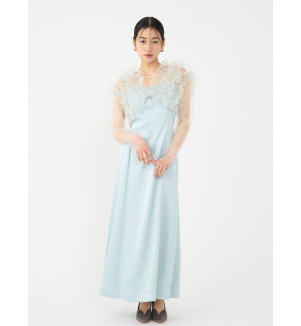 LAGUNAMOON「LADYチュールボレロキャミワンピース」|ドレス|