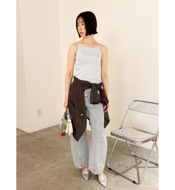 LAGUNAMOON「セミワイドカーブデニムパンツ」|デニム|