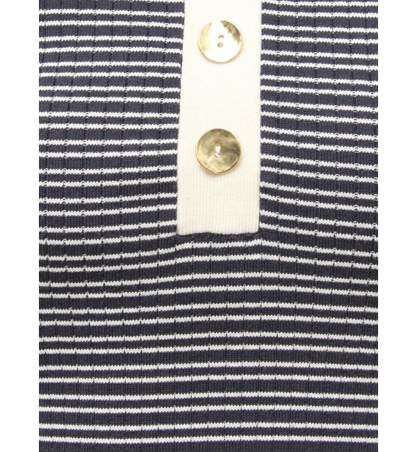 LAGUNAMOON「カラーネックラインニットプルオーバー」|ニット・セーター|