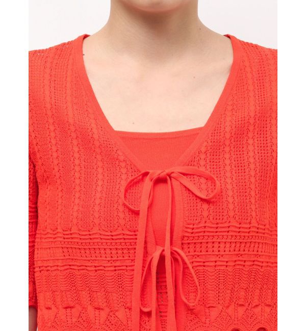 LAGUNAMOON「スカラップヘムレースニットアンサンブル」|ニット・セーター|