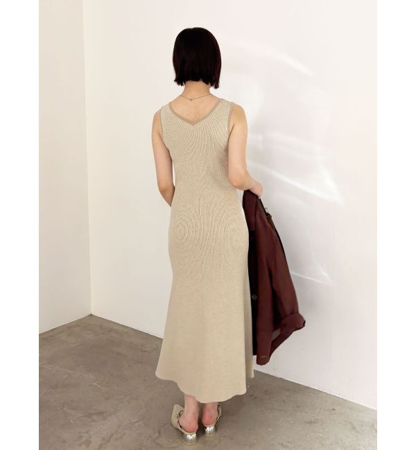 LAGUNAMOON「フロントボタンランジニットワンピース」|ワンピース|