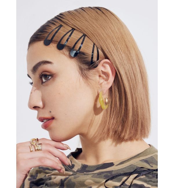 EVRIS「COLOR SHELL HOOPピアス」|ピアス|