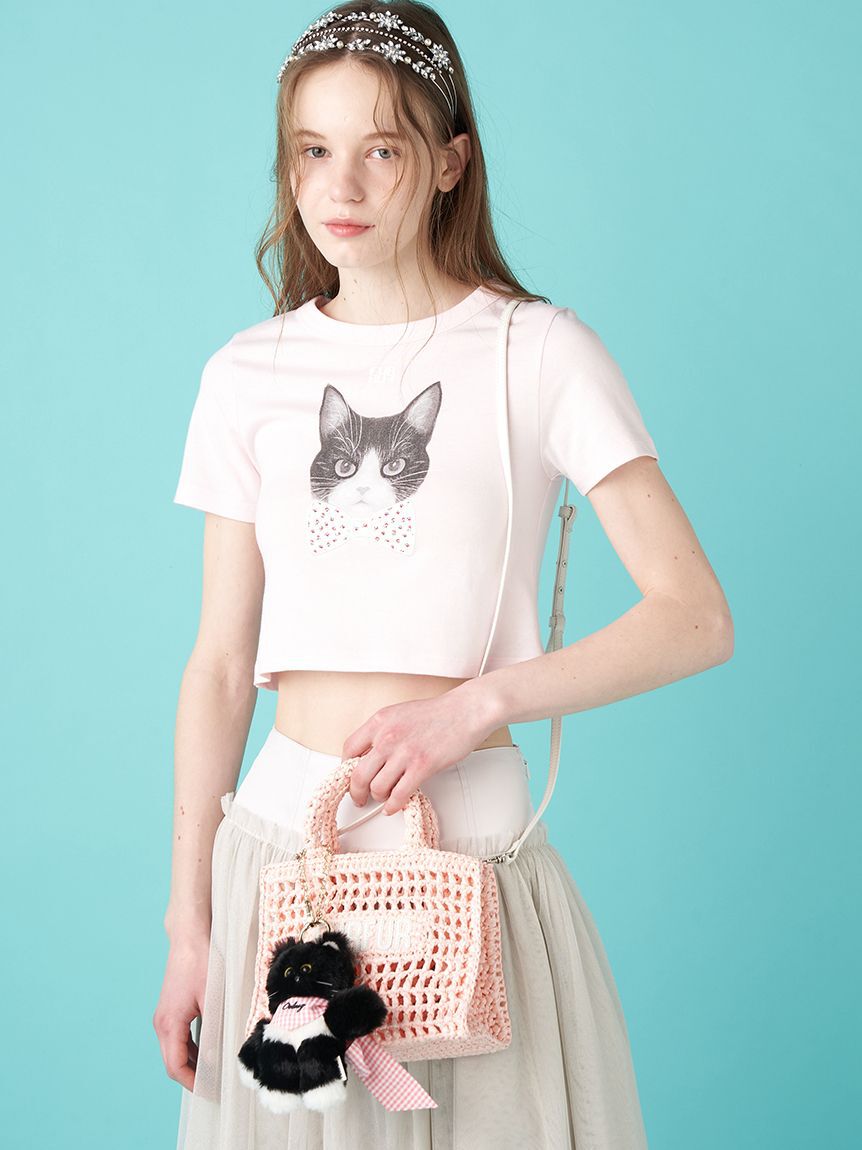 FURFUR「【上國料萌衣コラボ】HanaプリントTシャツ（UNISEX）」|Tシャツ・カットソー|