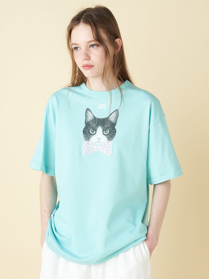 FURFUR「【上國料萌衣コラボ】HanaプリントTシャツ（UNISEX）」|Tシャツ・カットソー|