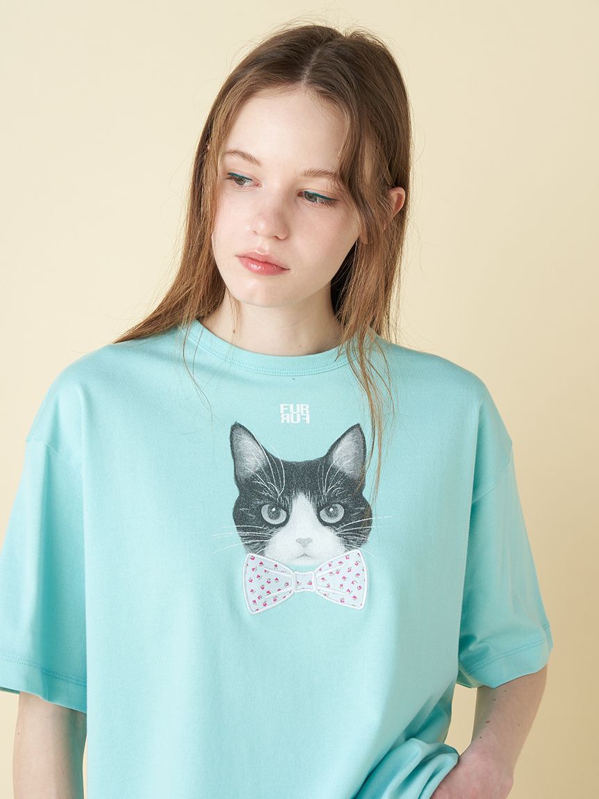 FURFUR「【上國料萌衣コラボ】HanaプリントTシャツ（UNISEX）」|Tシャツ・カットソー|