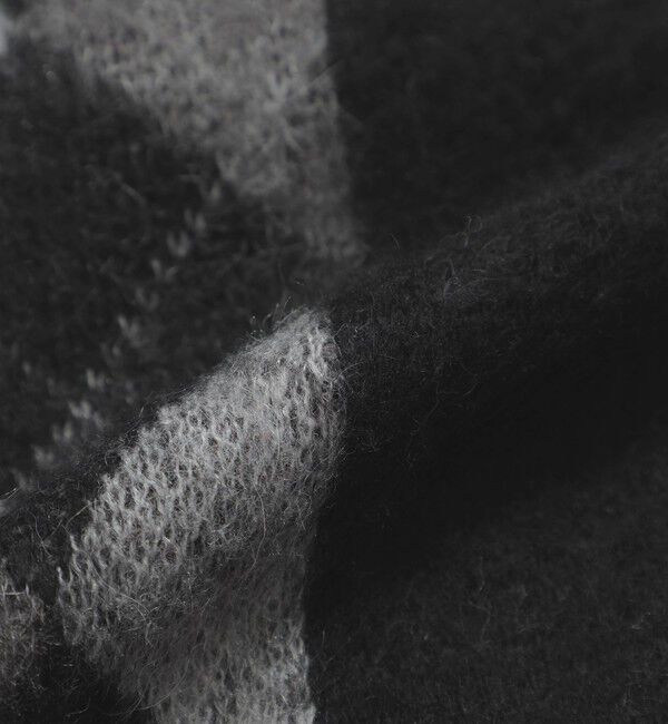 MACKINTOSH PHILOSOPHY「起毛アーガイル Vネックカーディガン」|ニット・セーター|