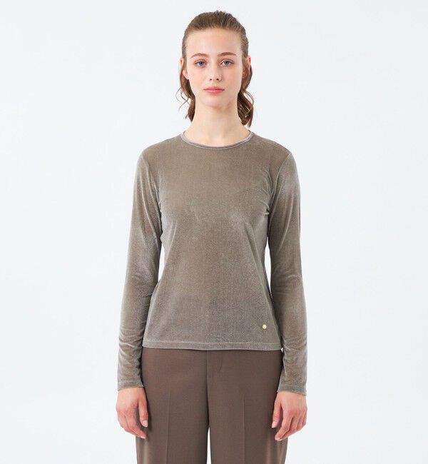 MACKINTOSH PHILOSOPHY「シアーベロアロングスリーブ」|Tシャツ・カットソー|