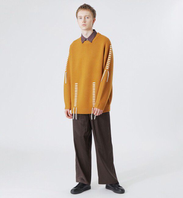  「【UNISEX】ポイントスレッドクルーネック」|ニット・セーター|