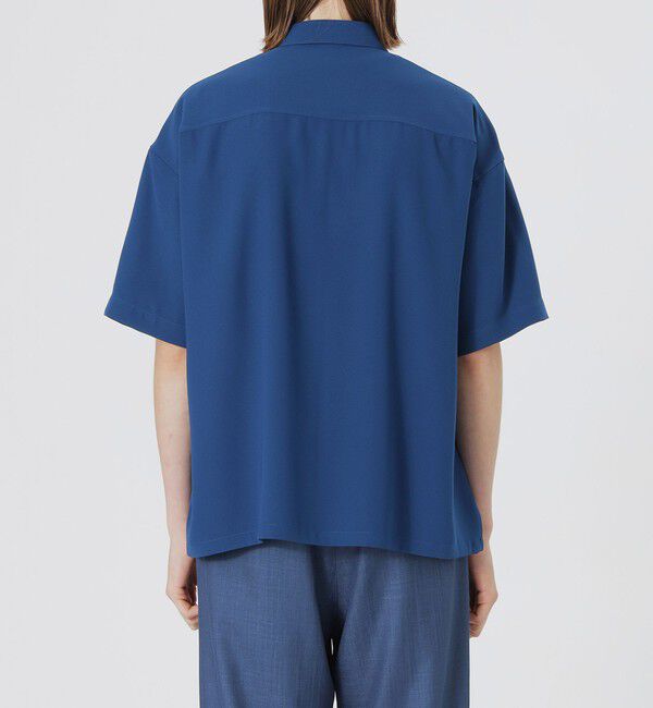  「レースコンビショートスリーブシャツ」|シャツ・ブラウス|