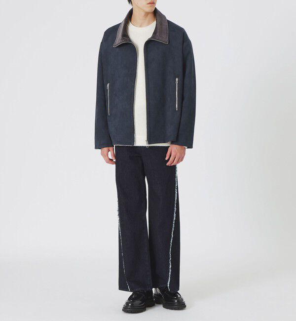  「スエードライクスタンドネックブルゾン」|ブルゾン・スタジャン|