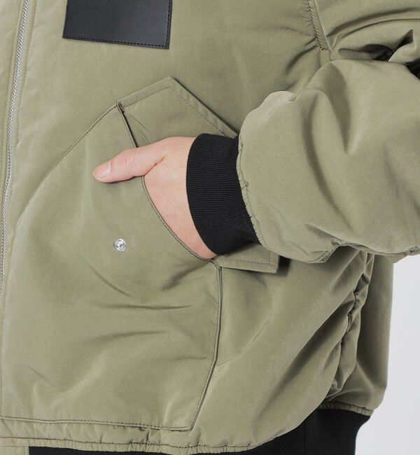  「ボアカラーフライトブルゾン」|ブルゾン・スタジャン|